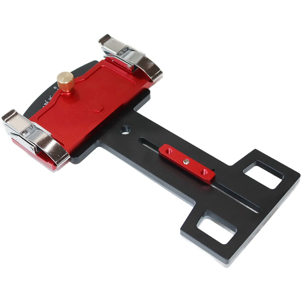 

FOR PRECISION Track Saw Guide Rail Fence Multi Angle Adjustable with Quick Installation System Red Black Color