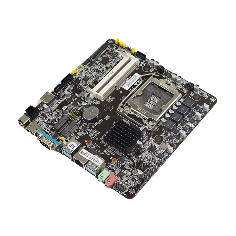 Imagem -04 - Zillion-mini Itx Motherboard Lga 1151 Suporte Ddr3 Core i3 i5 i7 Pentium Celeron Cpu 9ª Geração para pc Gaming H110 Novo