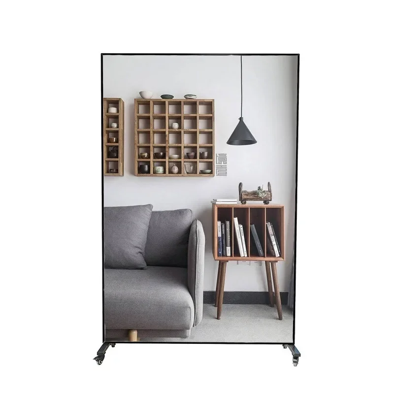 Full-length mirror movable light strip mirror, floor mirror