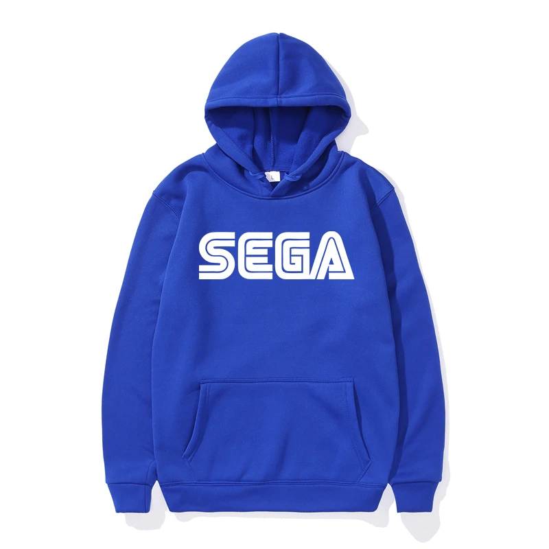 Sega-Sudadera con capucha para hombre, ropa informal holgada de forro polar, ropa de calle cálida, prendas de vestir deportivas de moda para Otoño e Invierno