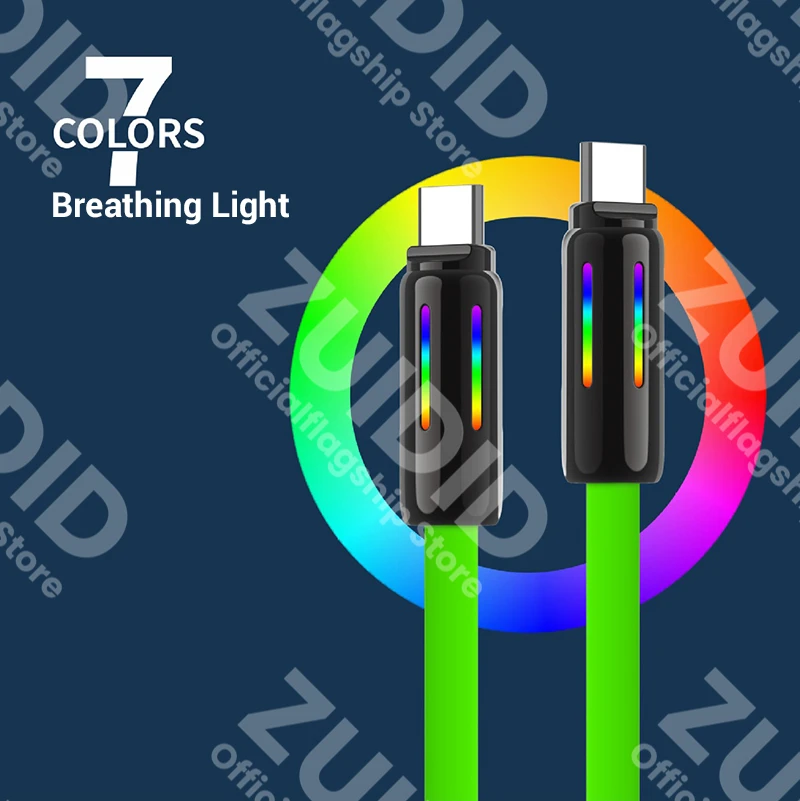 240W USB C To Type C Fast Charging Cable PD3.1 Liquid Silicone USB Type C Data Cord For IPhone 16 15 MacBook iPad Samsung Xiaomi
