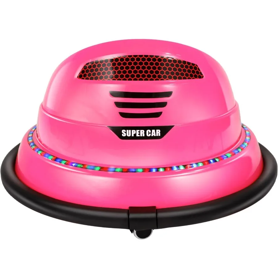 รถยนต์กันชนไฟฟ้า 12V 3 ระดับความเร็ว สำหรับเด็กวัย 1.5-8 ปี ของเล่นรถกันชนเด็ก พร้อมสติ๊กเกอร์ DIY ของขวัญของเล่นเด็ก รีโมทคอนโทรล