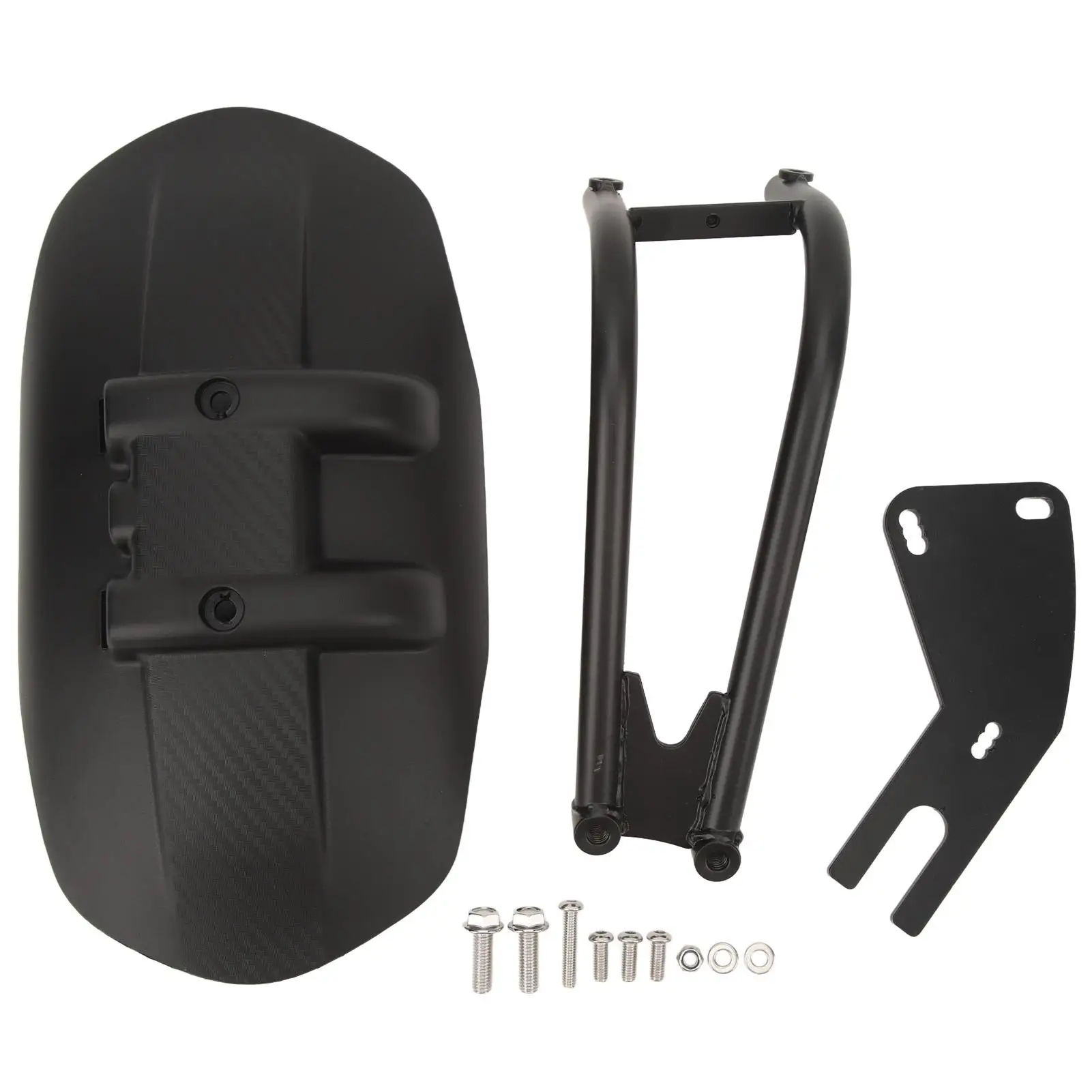 

Motorcycle Mudflap Perfect Match Black Strong Strength Effective Protection Rear Fender Mudguard Shock Absorbing for motorbike