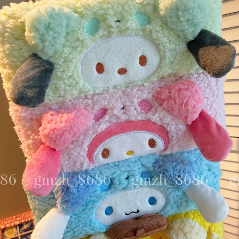 Sanrio My Melody Cinnamoroll Kuromi Hello Kitty Plüsch-Aufbewahrungsbox, Desktop-Unordnung, Sortierbox, Aufbewahrung und Aufbewahrungsbox für Hautpflege