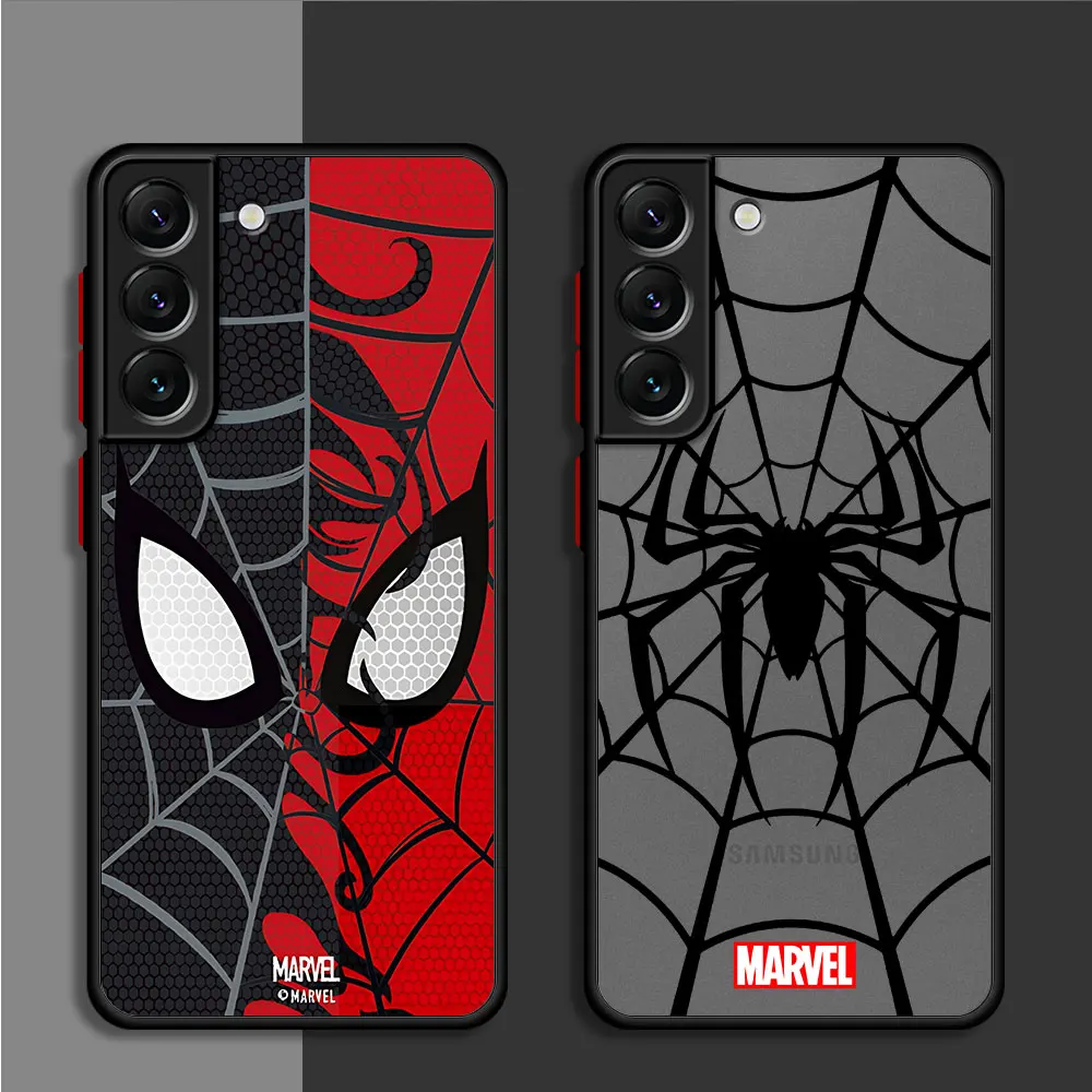 Marvel Sipider man Case for Samsung Galaxy S20 FE S23 Ultra S22 Plus S24 Ultra S10 Lite S9 S21 Shockproof Cover