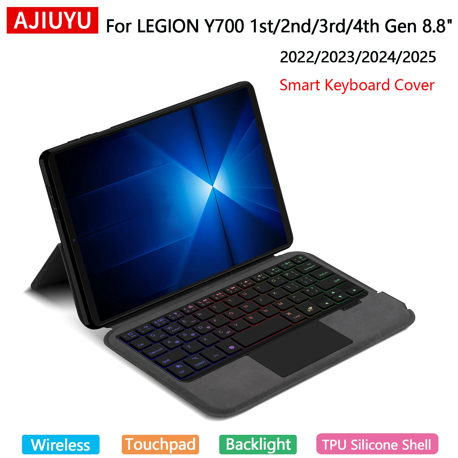 

Magic Keyboard For Lenovo Legion Y700 4th 3rd 2nd 1st Generation 8.8 inch Gaming Tablet Smart Case Wireless TouchPad Keyboard