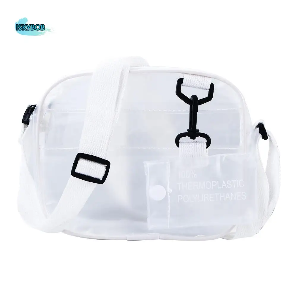 

Jelly Small Phone Bags Handbag With Card Holder PVC Crossbody Bag Women Shoulder Backpack Transparent Bags Korean Style Bag