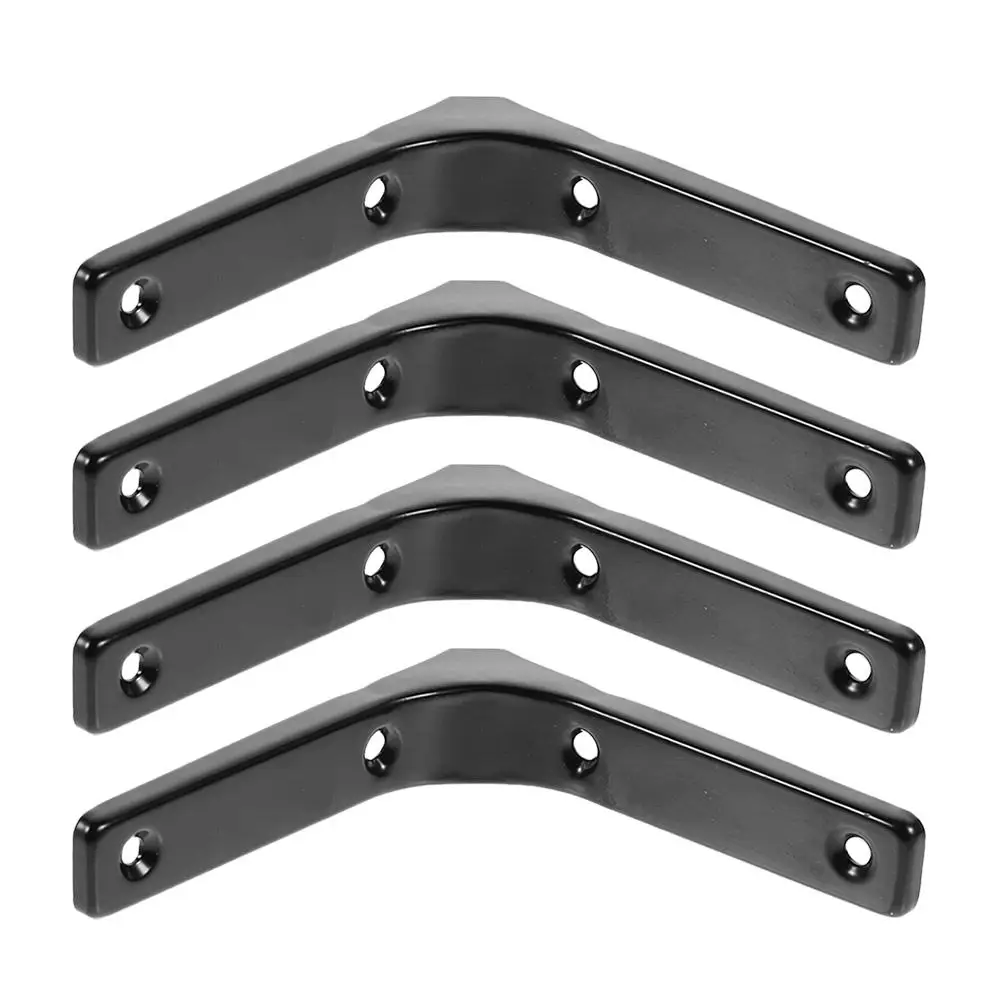 Staffe per mensole da 4 pezzi Supporti galleggianti in acciaio inossidabile Rack per montaggio a parete per carichi pesanti Staffe da parete in acciaio inossidabile a forma di metallo