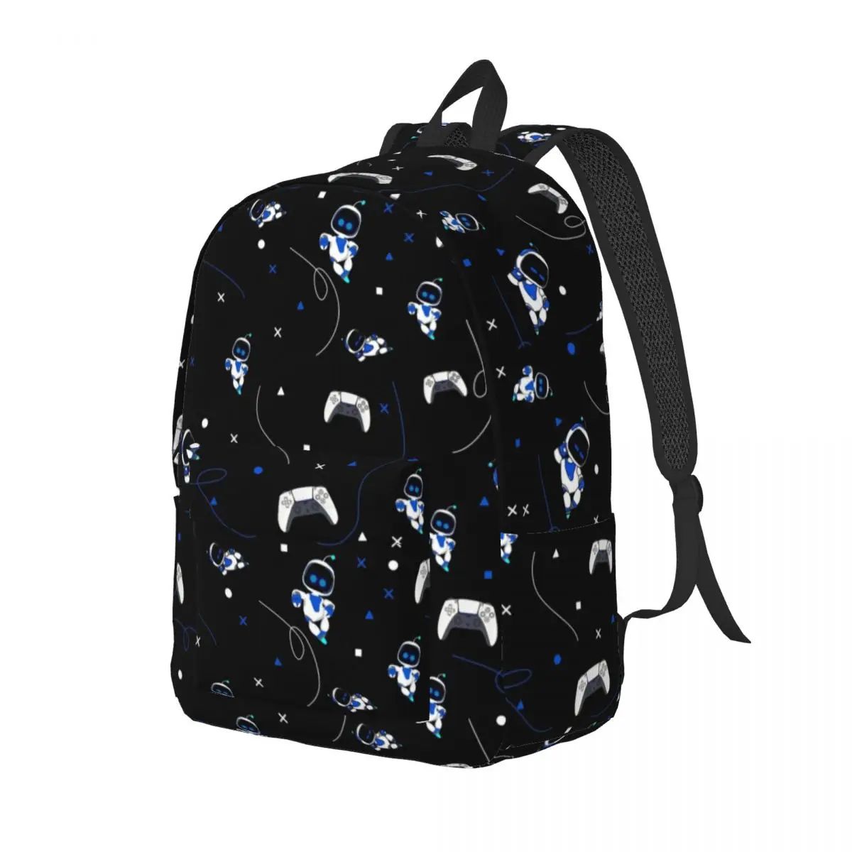 Astrobot Pattern Backpack Playroom Games Modne plecaki Kobiety Mężczyźni Codzienny wzór Torby szkolne Plecak wysokiej jakości