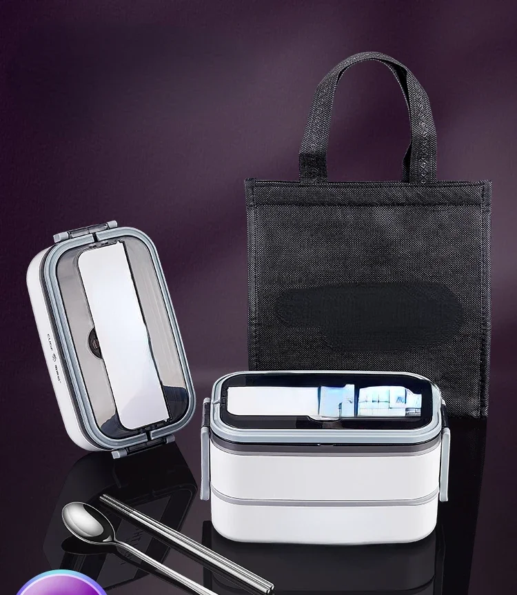 Hot sales stainless steel insulated lunch box, office worker bento box, soup rice bowl, student microwave oven heating lunch box