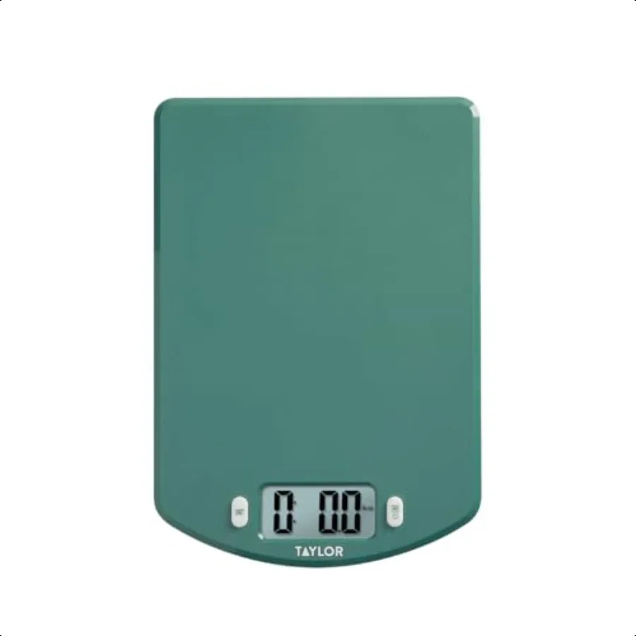 

Digital Ocean Bound Plastic Kitchen Food Scale 11 Pound Capacity Teal