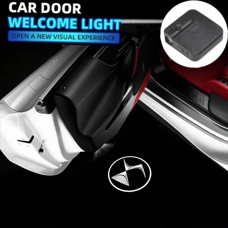 

LED Car Door Badge Light Shadow Laser Projector Luces Auto Courtesy Welcome Logo Emblem Lamp For DS DS3 DS7 DS5 DS4 DS6 DS5