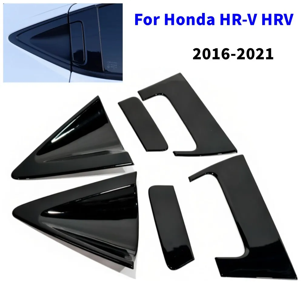 

Gloss Black For Honda HR-V HRV Vezel 2014-2021 ABS Rear Door Side Bowl Handle Bowl Cover Moulding Trim Car Resistant Accessories