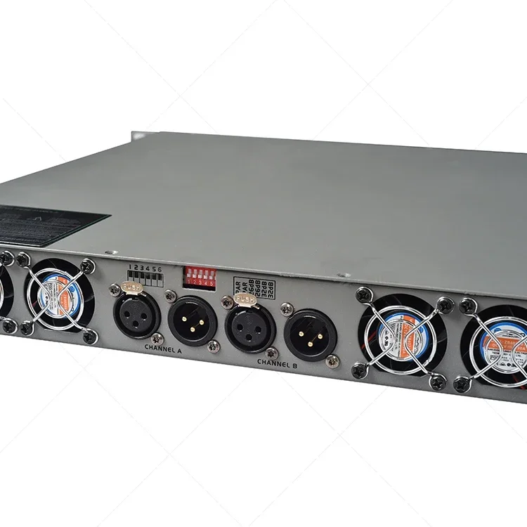 2x3500W Professional 1U Digital Widely Voltage Power Amplifier
