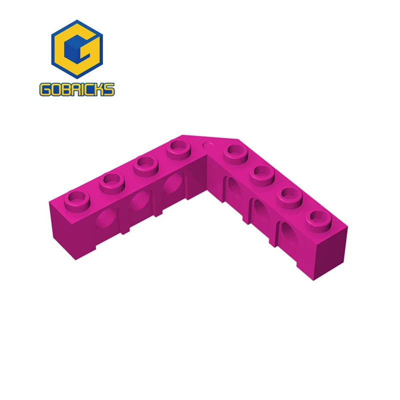 

Gobrick, 10 шт., MOC собирает частицы, технический кирпич, 5x5, прямой угол (1x4-1x4), совместим с игрушками 32555 28973