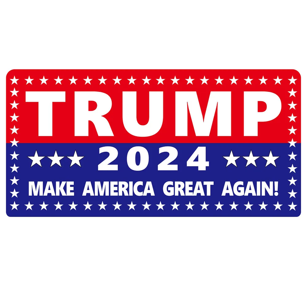 Autocollants de voiture Big Trump Letters, pare-chocs, mur, fenêtres, réfrigérateur, autocollant, Make America Great Again, 2024, 2024, paquet de 5