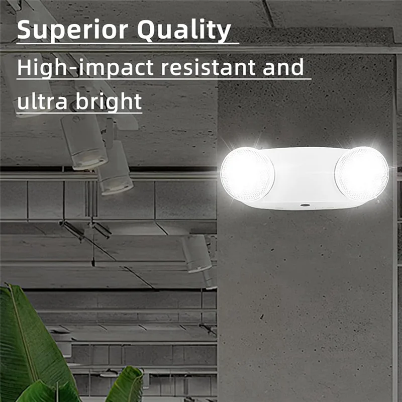 L72A-LED Emergency Light With Battery Backup, Bi-Directional Adjustable Commercial Emergency Lighting