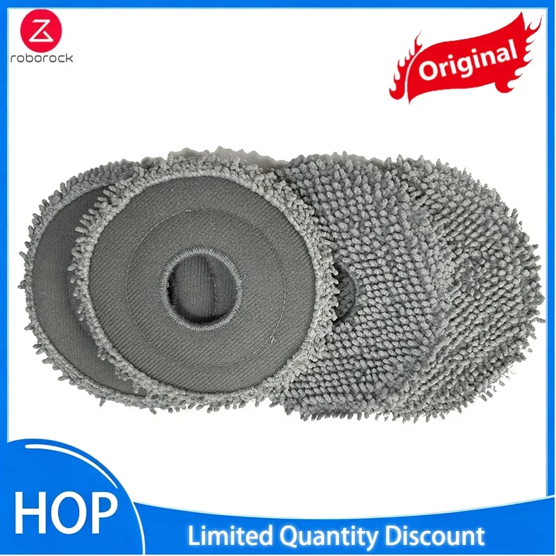New Original Mop Cloth for Roborock Qrevo Curv/Qrevo Pro/Qrevo S/Qrevo Master/Qrevo Plus Vacuum Cleaner Parts Top Mop Accessoies