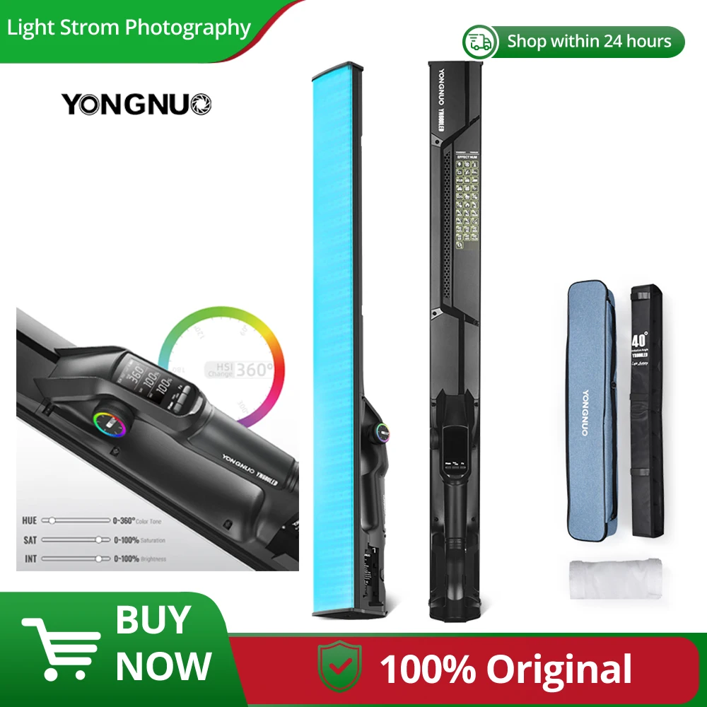 Yongnuo YN660 Barra de luz LED RGB YN660، 2000K-9900K، con rejilla de huevo، التحكم por application الفقرة fotografia y video de Y