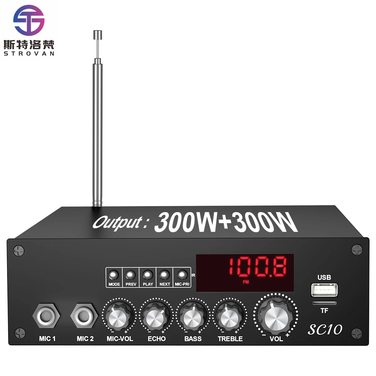 

TPA3255 Class D High Power Audio Amp 300W*2 Dual Channel Digital Power HIFI Audio Karaoke Home Theater Amplifier