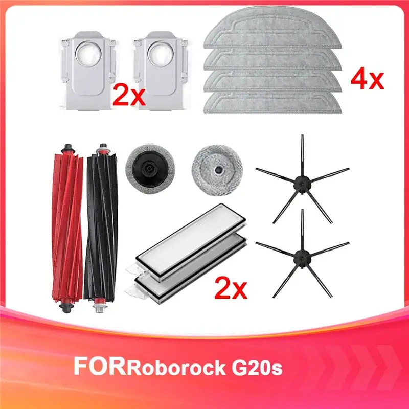 For Roborock G20s Robot Vacuum Cleaner Accessories Replacement Kit Replacement Supplies-B51B