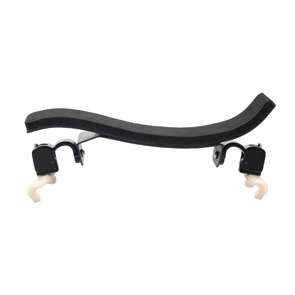 Violin Shoulder Rest for 4/4-1/8 size with Collapsible Height Adjustable Feet Comfortable Foam Pad Maple/Titanium Alloy