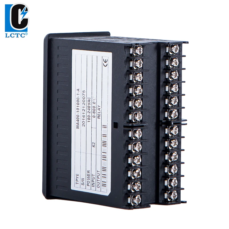 LCTC PID Ramp Soak Temperature Controller Programmable 4-20mA SSR Relay 0-10V Output TC/RTD Input 50 Segments 48x96mm PMA400