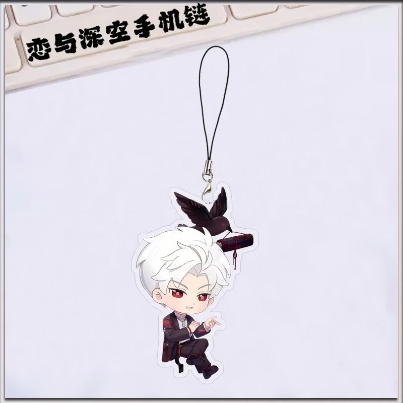 سلسلة هاتف جديدة للحب والفضاء العميق محيط لطيف Sylus Rafayel Xavier أكريليك على ظهره قلادة