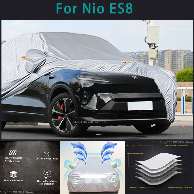 

For Nio ES8 210T Full Car Covers Outdoor Sun uv protection Dust Snow Protective Anti Hail And Storm Auto Protective cover