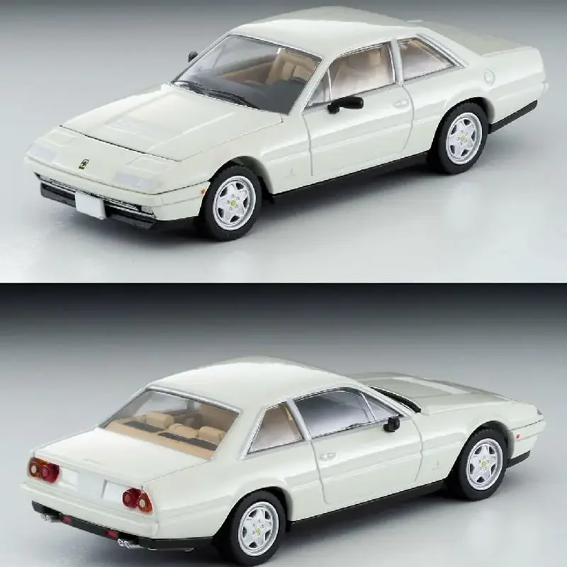 Takara Tomie Tomytec Tomica LV-NEO 1/64 Ferrari 412 Wit Blauw Zwart Legering Speelgoed Motorvoertuig Diecast Metalen Model Geschenken