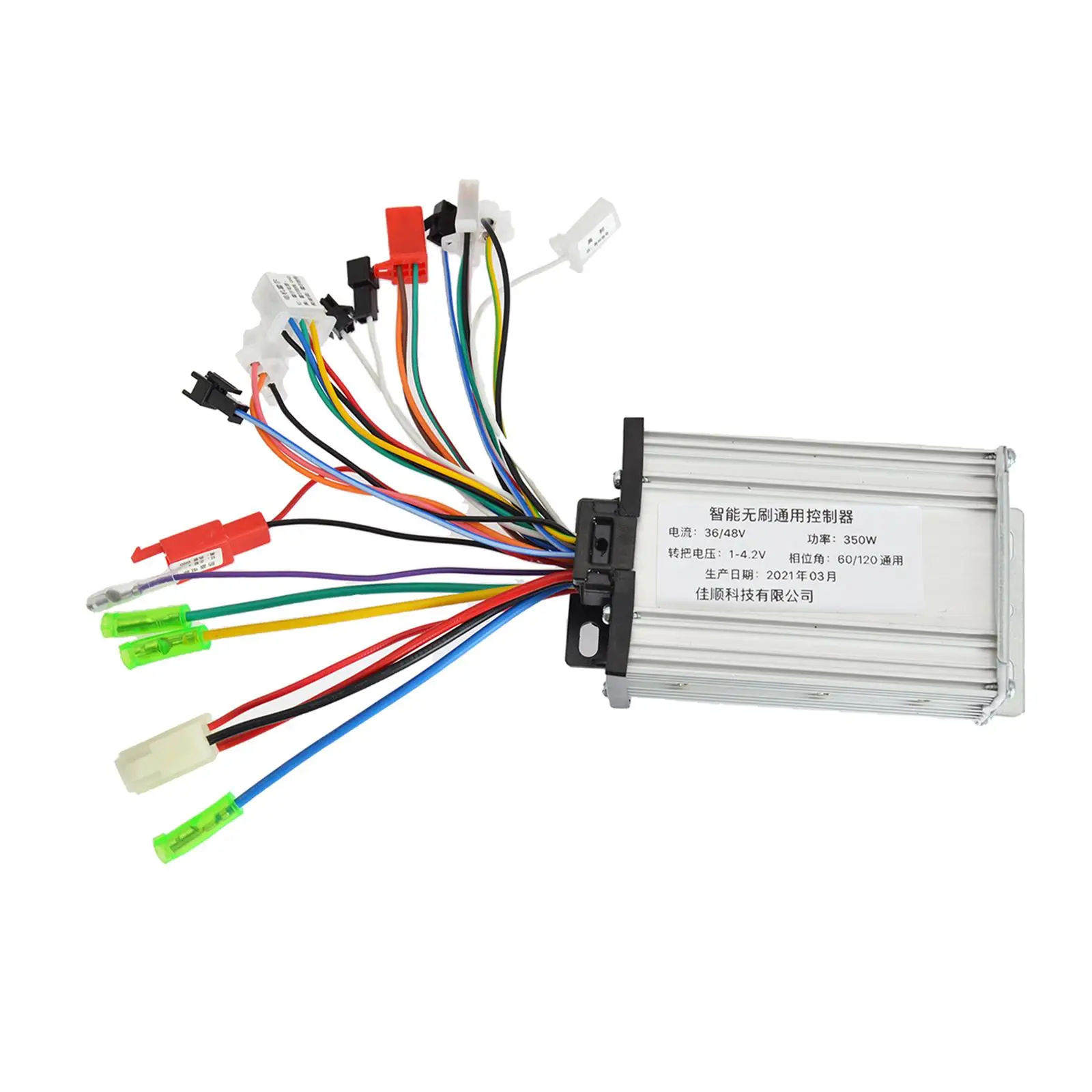 Electric Scooter Brushless Motor Controller Color Coded Wires for E Bike Conversion Parts