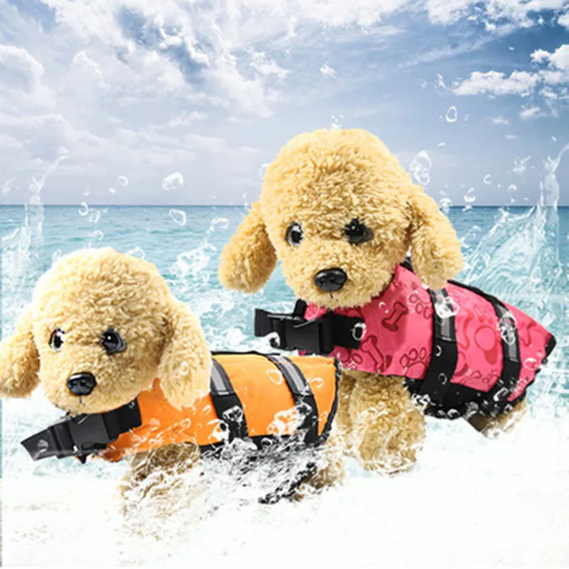 

Puppy Rescue Swimming Wear Safety Clothes Vest Swimming Suit XS-XL Outdoor Pet Dog Float Doggy Life Jacket Vests