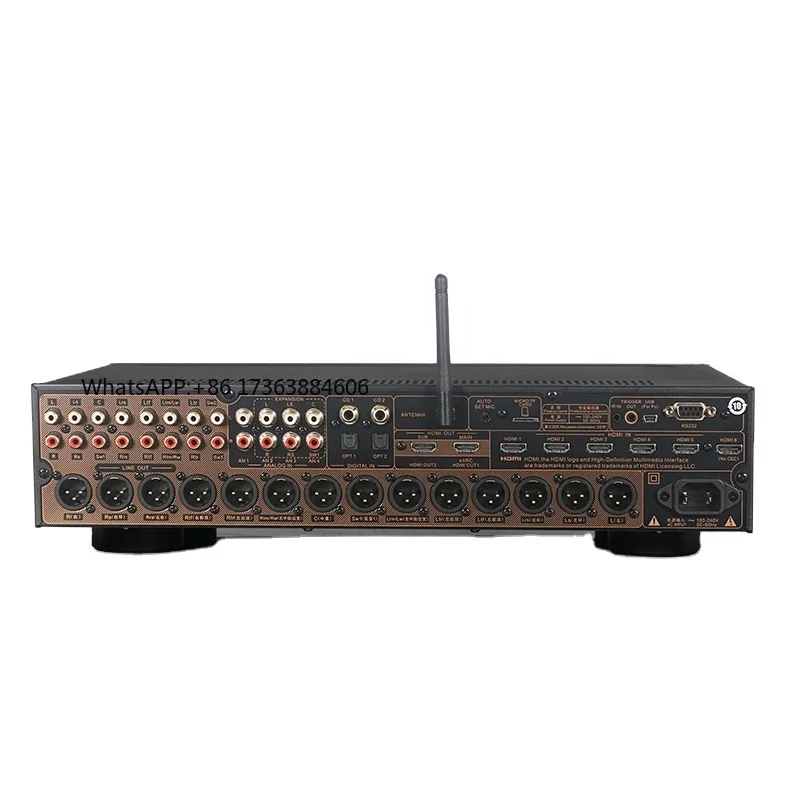 

2026 sellingToneWinner 9.3.4 Home Theater Surround Sound Receiver & Amplifier 4K for Dolby Atmos DTSX for Black Color