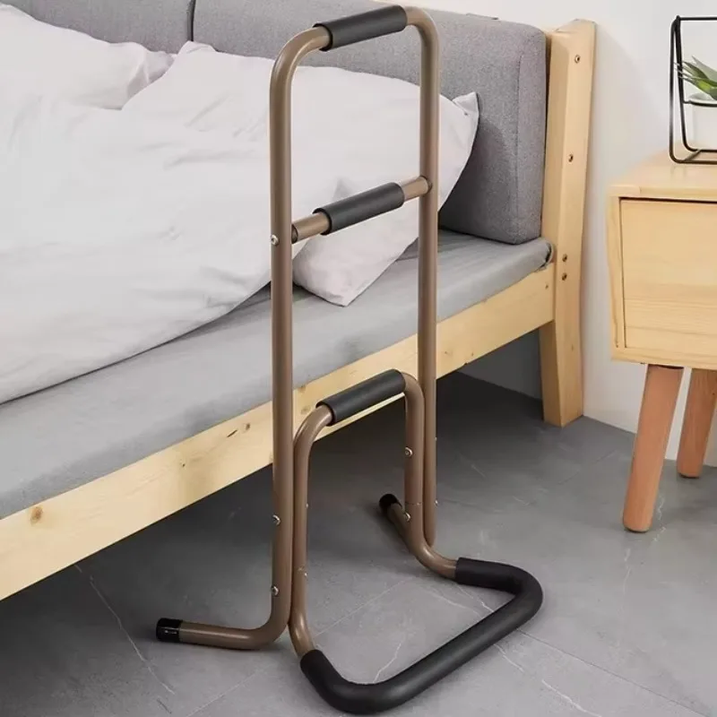 

Elderly Bathroom Safety Stand Assistance Frame with Handrail Bedside Handrail Aid & Rehabilitation Therapy Supplies