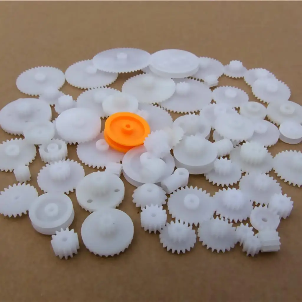 Juguetes para Niños, Engranajes de Plástico Compatibles con DIY, Ruedas Dentadas Mixtas para Modelar Proyectos de Robots y Coches