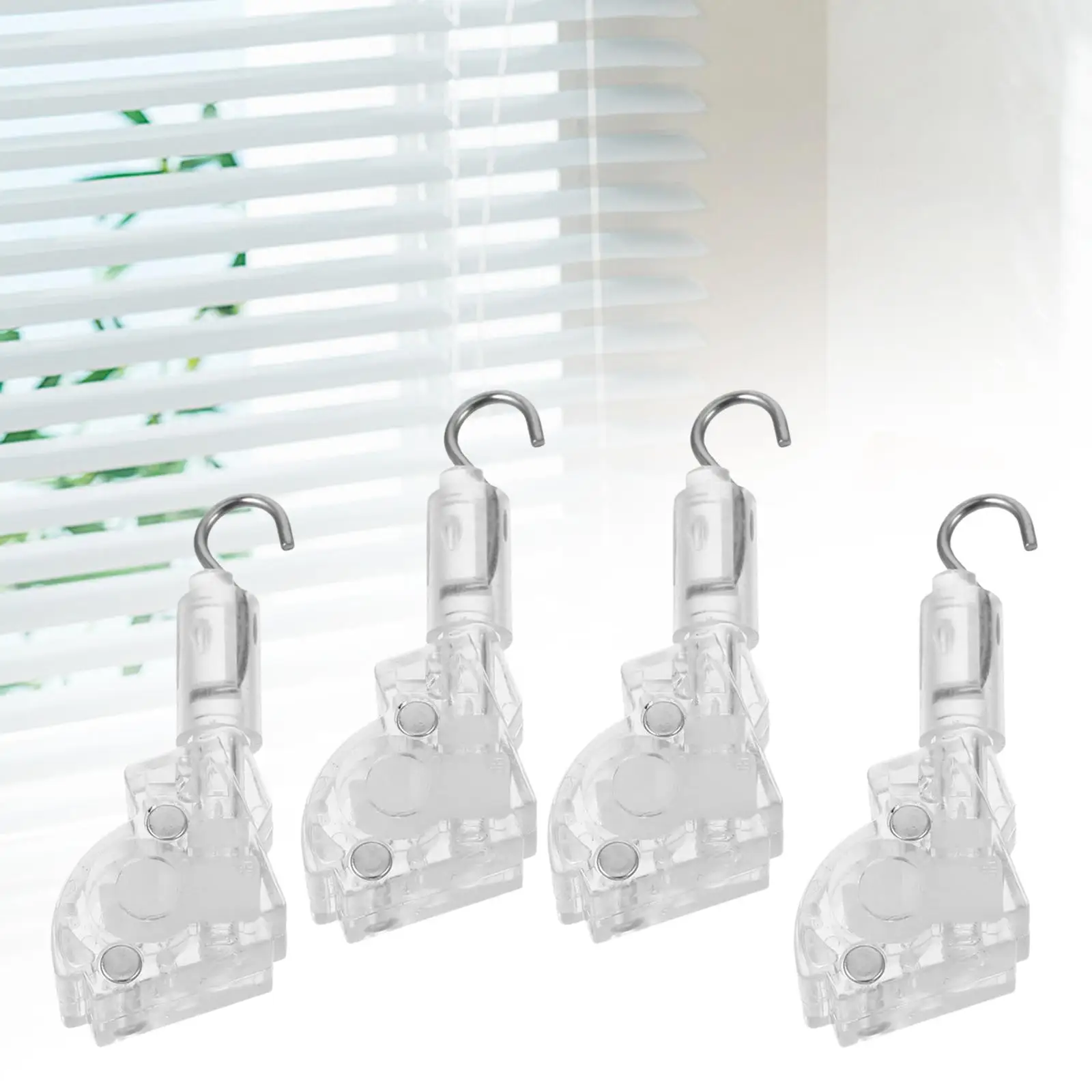 4X Blind Wand Tilter Mechanism Tilt Mechanism Hook Connection 5/32" Hook Connection Heavy Duty Living Room Clear Wand Tilter-image