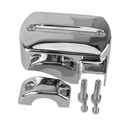 Brake Fluid Master Cylinder Cover Cap Silver Chrome Fit for Yamaha V-Star XVS 650 950 1100 1300 Aluminium Alloy
