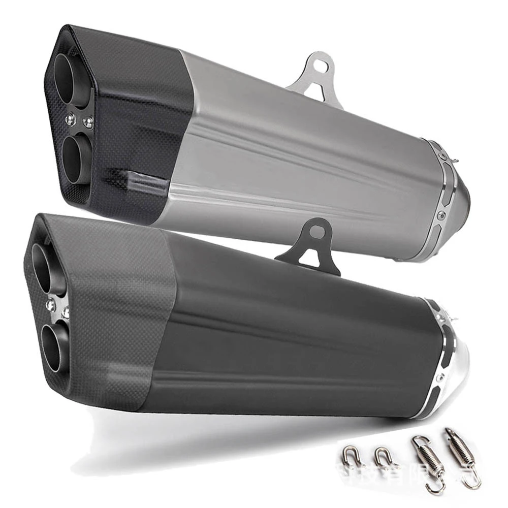 

51 мм выхлопная труба мотоцикла для YAMAHA R7 R1 R3 Mt03 R6 ZX4R Z400 CBR600 Zx6r MT07 XSR900 mt10 ZX10R