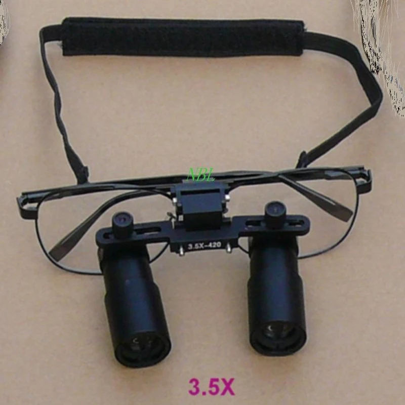 3.5X Professional ENT Operation Surgical Loupes Microsurgery Dental Binocular Kepler Magnifier Loupe Glasses High Definition