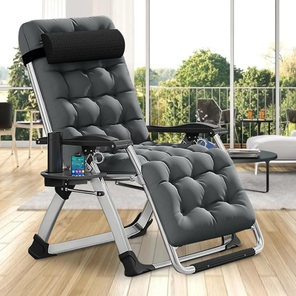 

Comfy Chair, Folding Chair Recliner Chair for Bedroom and Living Room, Folding Reclining Patio Chairs Lounge Chair