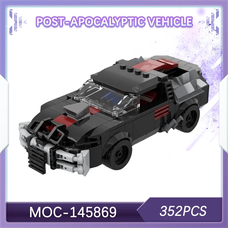 

352 шт., строительный блок послеапокалиптической машины, набор кирпичей, креативные высококачественные подарки, коллекционные предметы, изысканные MOC-145869