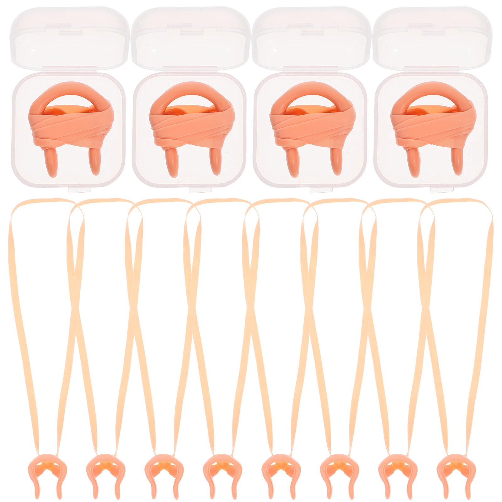 

12 Pcs Nasal Congestion Swimming Supplies Splint Nose Clip Adult Gear for Sports
