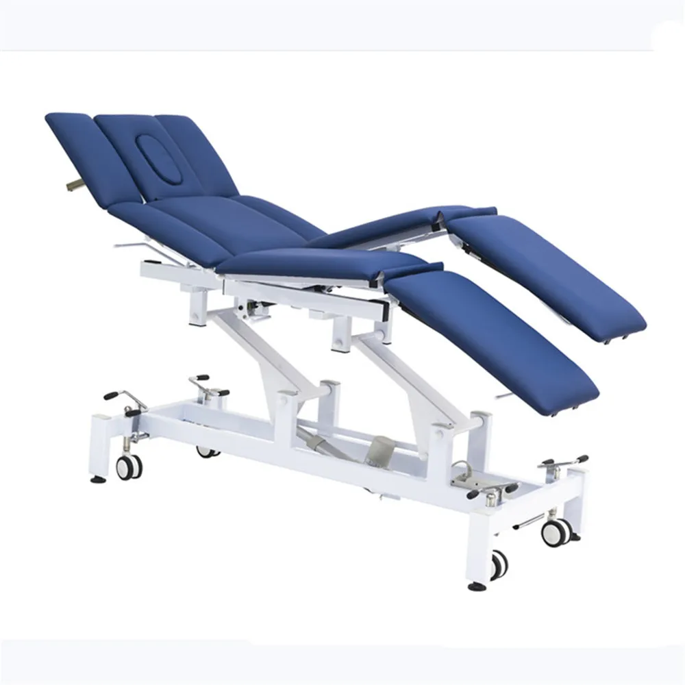 Therapeutic Physiotherapy Equipment Electric Stretcher Chiropractic Drop Table Pedicure Treatment Examination Bed Massage Table