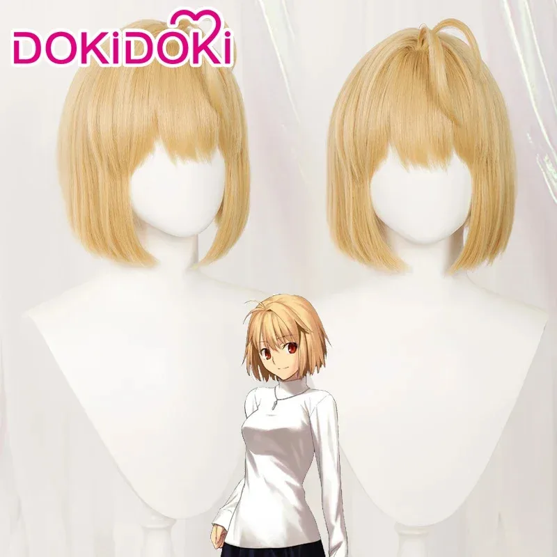 Zz04zz12 Juego Tsukihime DokiDoki Mujeres Navidad Cosplay Arcueid Brunestud Peluca Dorada