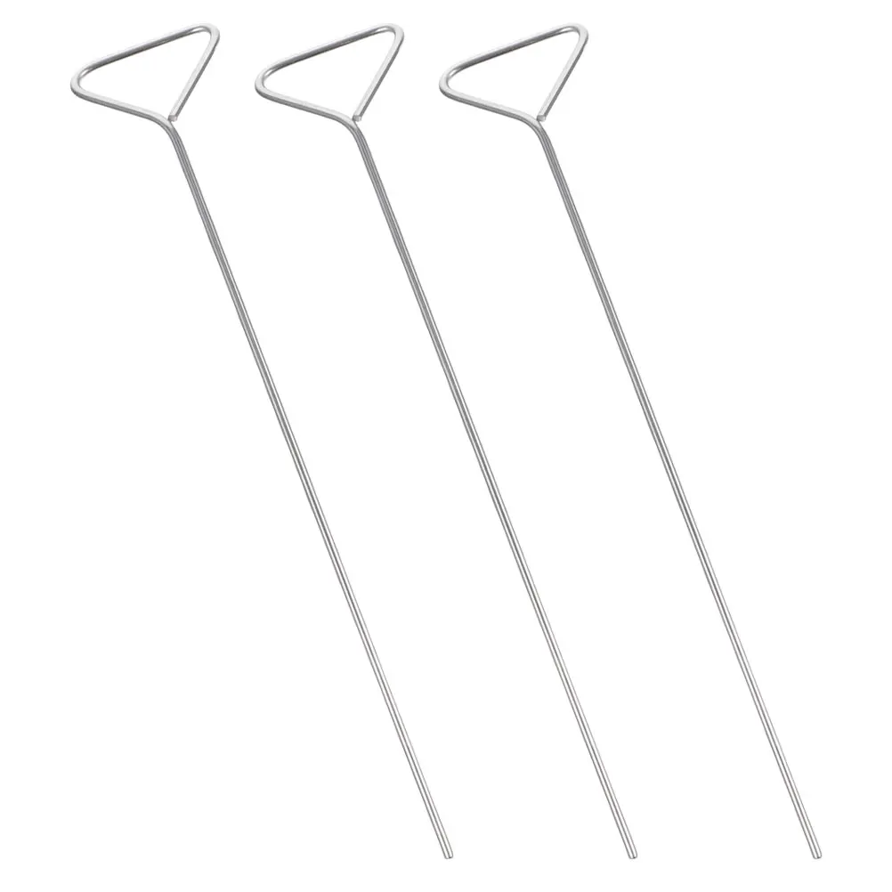 

3pcs Stainless Triangle Coating Rods for Petri Dishes Cell Spreader Tool Lab Cell Culture Tools Wide Spreader Scraper