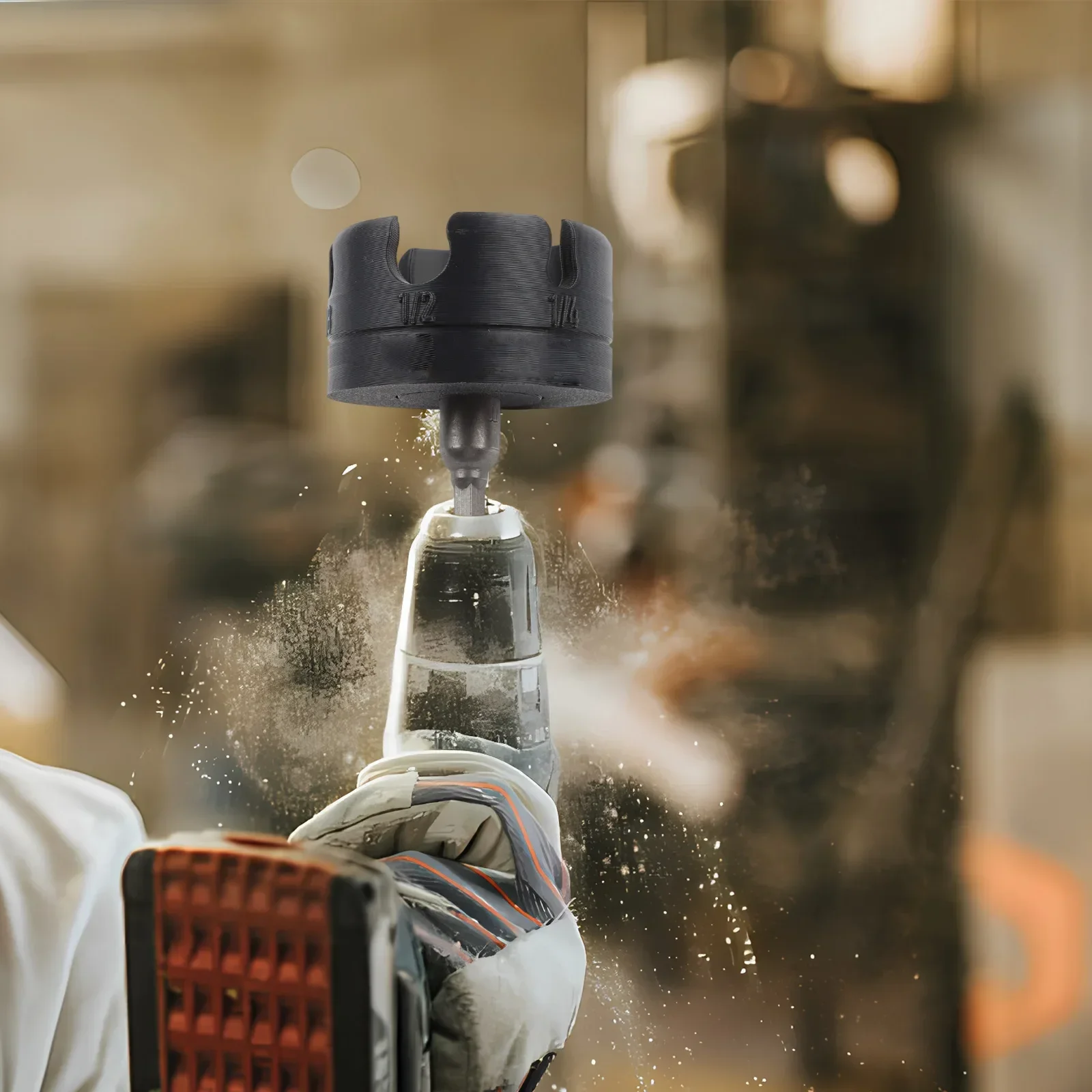 

Nut Fastening Tool for Drills with Attachment for 14 38 and 12 Threaded Rods for Enhanced Job Site Performance