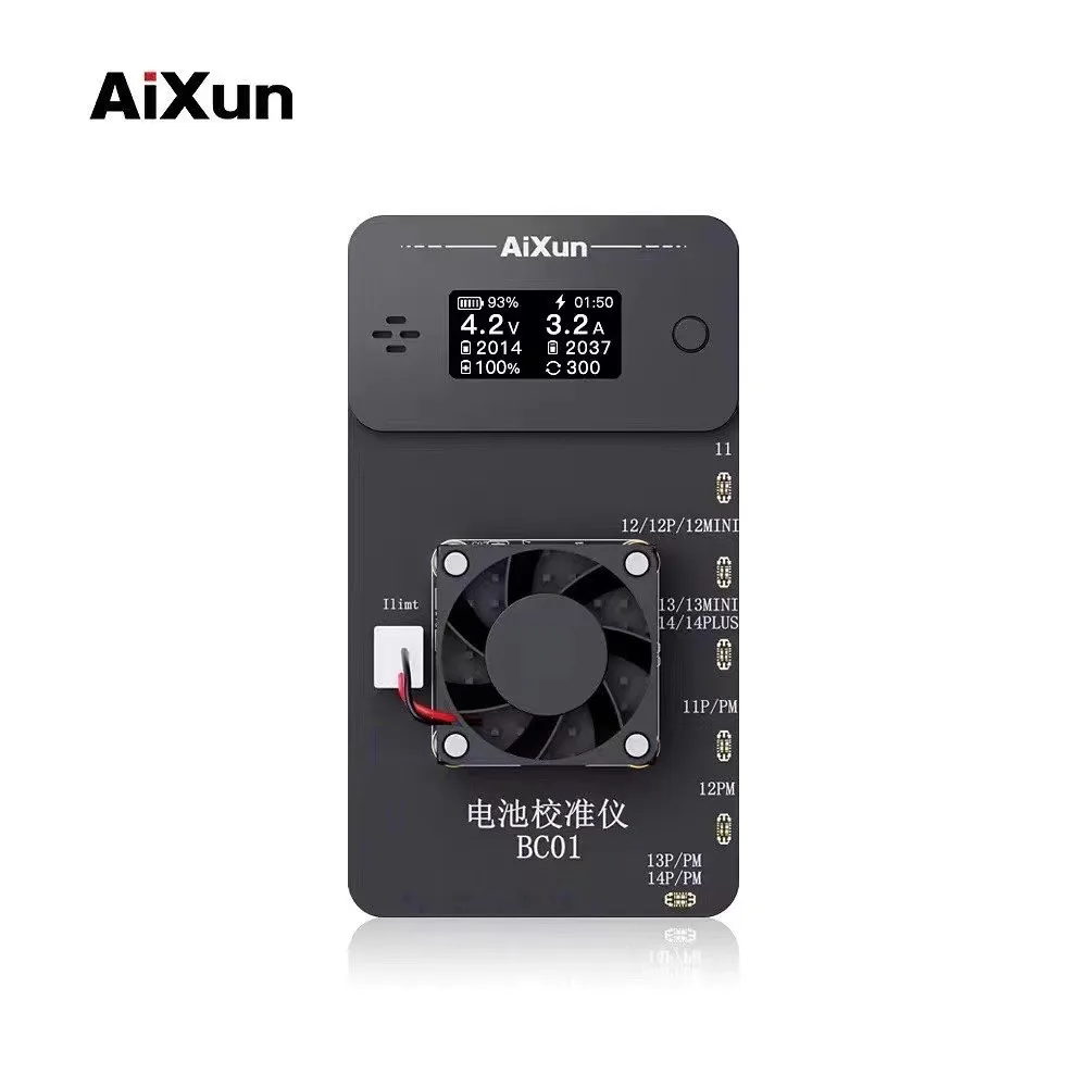 AiXun-Baterai Battery for iPhone Seri, Baterai, Kalibrator, Mendukung, Saya Baterai, keluaran TES, siklus Bulat, Kesehatan, Naik