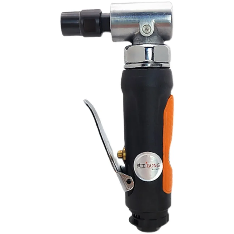 Gonggong Pneumatic Elbow Grinder Right Angle 90-Degree Engraving Grinder Angle Grinder Sanding Machine Straight Grinder Sander