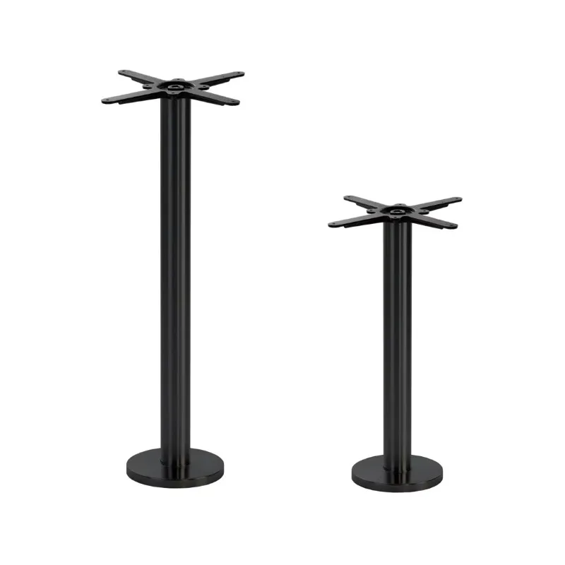 Black Retaining Bolts Down Floor Mounting Bar Height Base