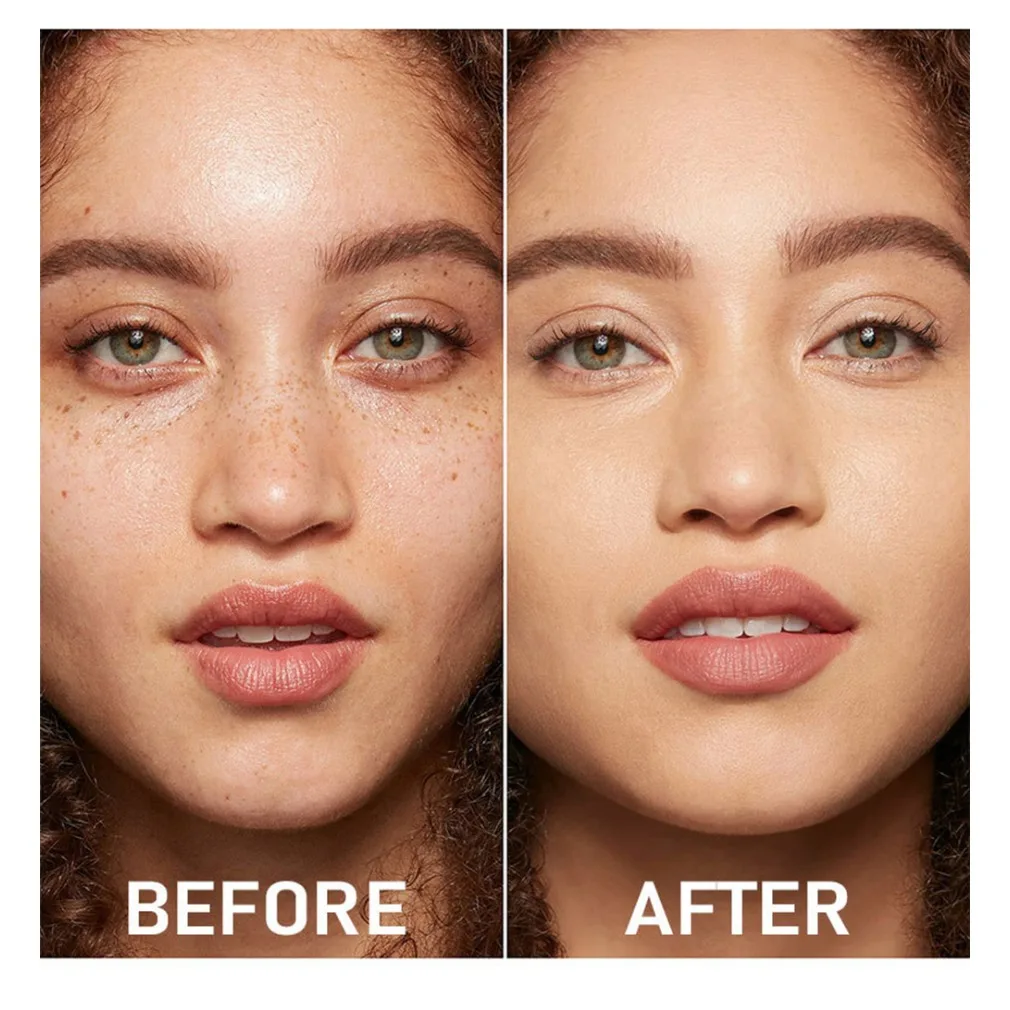 Logotipo personalizado de marca própria, frasco de plástico redondo branco, acabamento fosco, corretivo à prova d'água, cobertura total, corretivo para cicatrizes, maquiagem